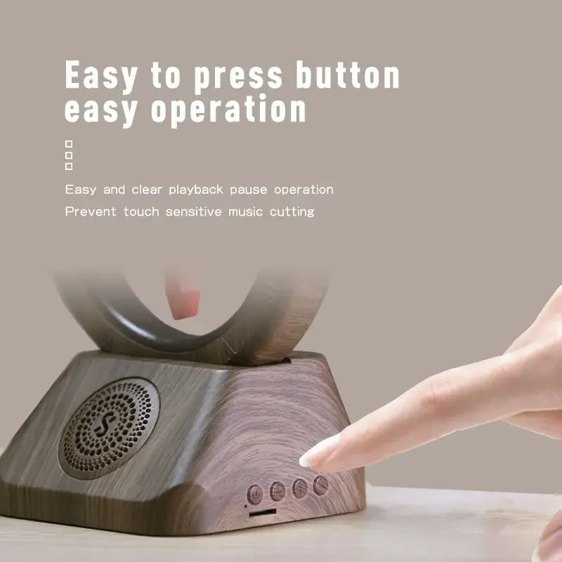 Clock Type New Retro Portable Home Sounds Speakers