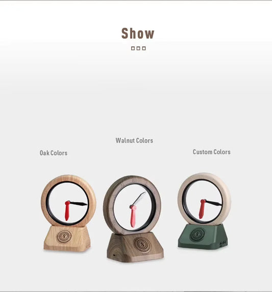 Clock Type New Retro Portable Home Sounds Speakers